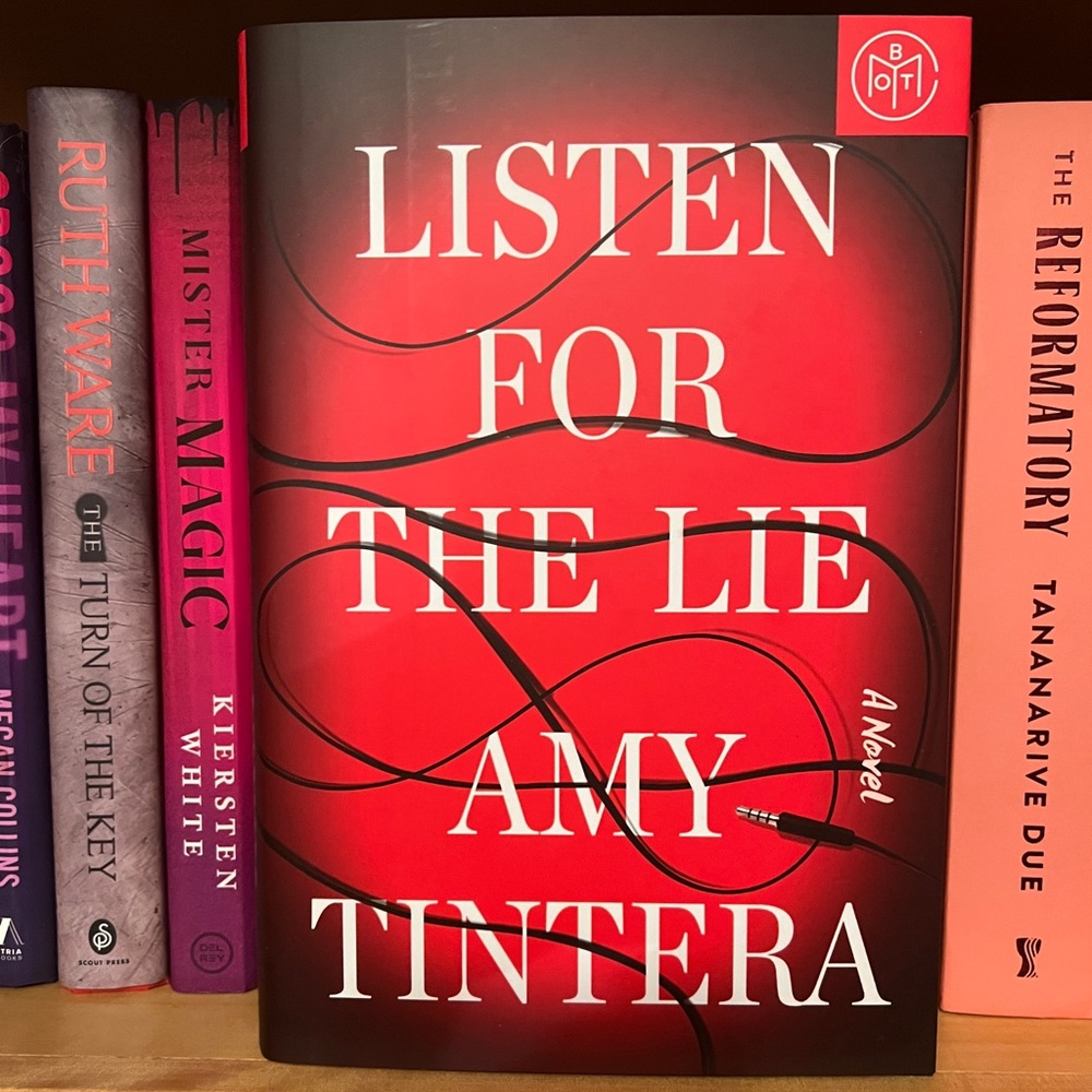 4/$25 Listen for the Lie by Amy Tintera. March 2024 Book of the Month.